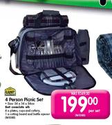 Camp Master 4 Person Picnic Set-Per Set 