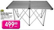 Camp Master Double Aluminium Slatted Table-Each