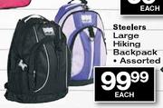 Steeler Large Hiking Backpack Assorted-each