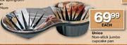 Unico Non-Stick Jumbo Cupcake Pan-Each