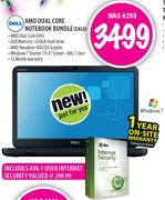 Dell AMD Dual Core Notebook Bundle (E450)