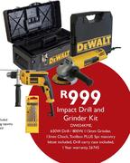 Impact Drill And Grinder Kit