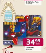 100 Puzzle Assorted-Each