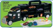 Super Hauler Truck Carry Case Play Set-19 Piece