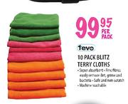 Tevo Blitz Terry Cloths-10's Pack