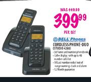 Bell Phones Cordless Phone-Duo(Studio 4200)-Per Set