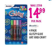 Bostik 4 Pack Glitzy Glue Art And Craft-Per Pack