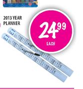 2013 Year Planner-Each