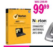 Norton Symantec Antivirus 2013 DVD