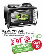 Tek Mini Oven-25Ltr