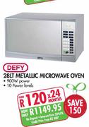 Defy Metallic Microwave Oven-28Ltr