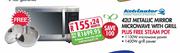Kelvinator Metallic Mirror Microwave Oven With Grill-42Ltr 