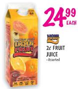 Liqui Fruit Fruit Juice - 2 Ltr Each