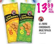 Mini Cheddars Multipack - 6's Per Pack