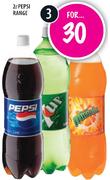 Pepsi Range - 3 x 2 Ltr
