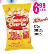 Willards Cheese Curls - 150gm Each