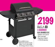 Out & About 3 Burner Gas Barbecue