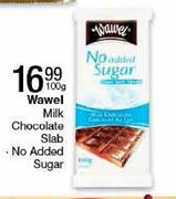 Wawel Milk Chocolate Slab No Added Sugar-100g