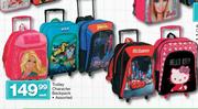 Trolley Character Backpack Assorted Each