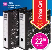 Simple Choice 2 Pack Lever Arch Files Value Pack-per pack