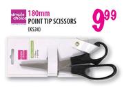 Simple Choice 180mm Point Tip Scissors (KS30)