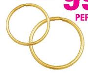 9Ct Gold Sleepers-15mm Per Pair