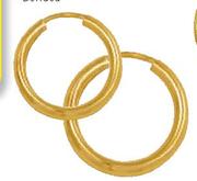 9Ct Gold And Silver Single Earring-Each