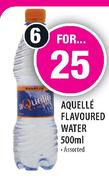 Aquelle Flavoured Water-6X500ml