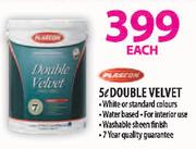 Plascon Double Velvet-5Ltr Each