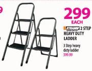 Stramm 2 Step Heavy Duty Ladder-Each