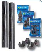 Rufflette Dark Stain Or Oregon Wood Poles-1.5m Each