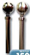 Finishing Touches Black Nickel Or Brushed Chrome 19mm Pole Sets-2m Each