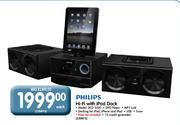 Philips Hi-Fi With iPad Dock (DCD 3020)-Each