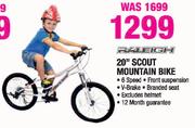 Raleigh 20" Scout Mountain Bike