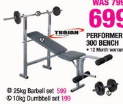 Trojan 10Kg Dumbbell Set