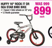 Huffy 16" Rock It Or Sea Star BMX Bike-Each