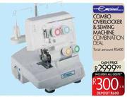 Empisal Combo Overlocker & Sewing Machine Combination Deal