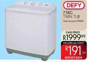 Defy 7.5Kg Twin Tub
