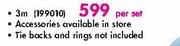 Finishing Touches Dual Jewel Or Crystal Range 28mm Pole Sets-3m Per Set