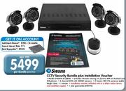 Swann CCTV Security Bundle Plus Installation Voucher(SWDVK-412004C)