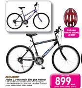 Raleigh Alpine 2.0 Mountain Bike Plus Helmet-Each