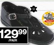 Toughees T-Bar School Shoes- Sizes 9-1