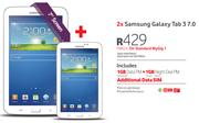 2x Samsung Galaxy Tab 37.0-On Standard My Gig 1