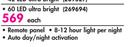 Urban Solar LED Solar Security Light 60 LED