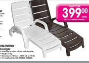 Valentino Lounger-730(W) x 1000(D) x 410(H)