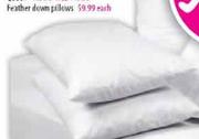 Feather Down Pillows-Each