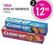 Close-Up Toothpaste-2 x 100ml