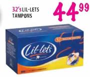 Lil-Lets Tampons-32's