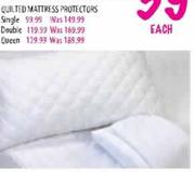 Simple Choice Quilted Matress Preotectors-Double