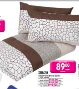 Sheraton Killian Grey Duvet Cover Double